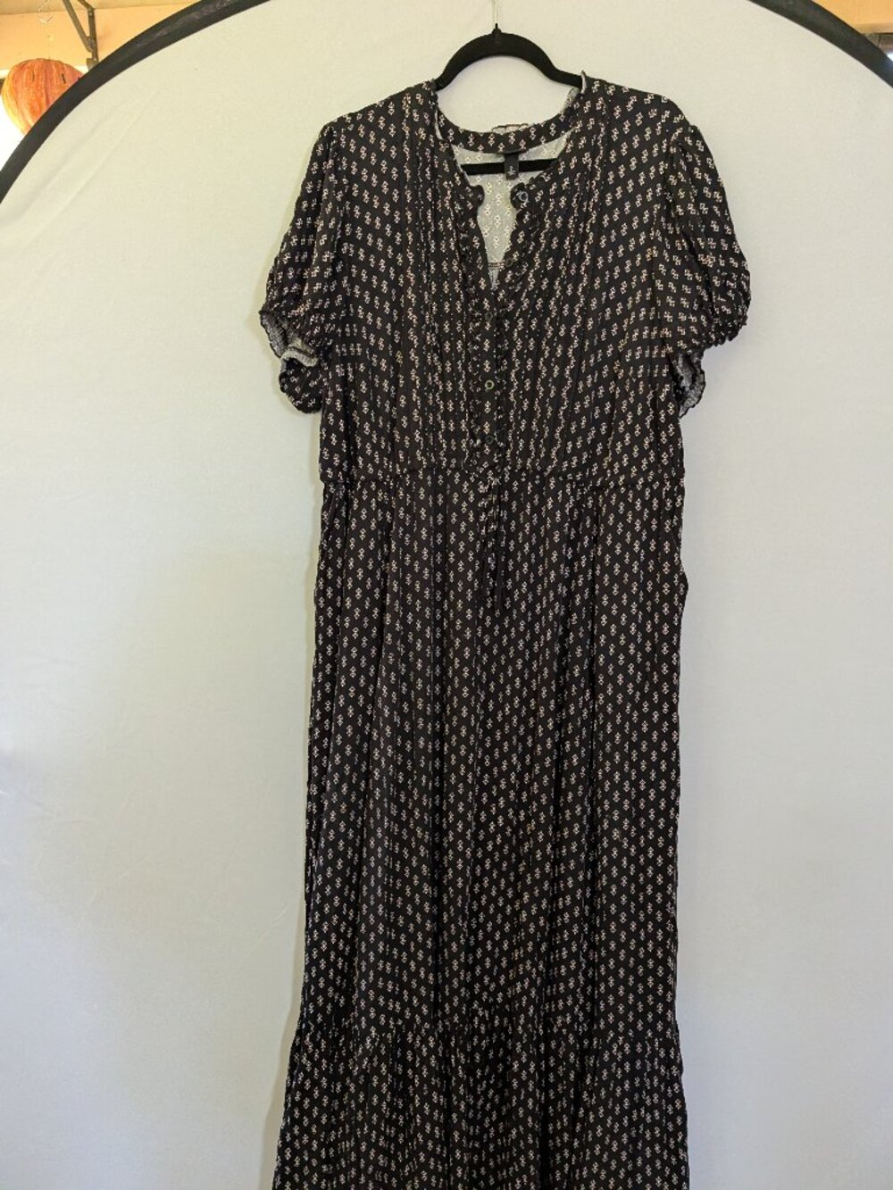 Torrid Maxi Dress with Ruffle Sleeves 2X